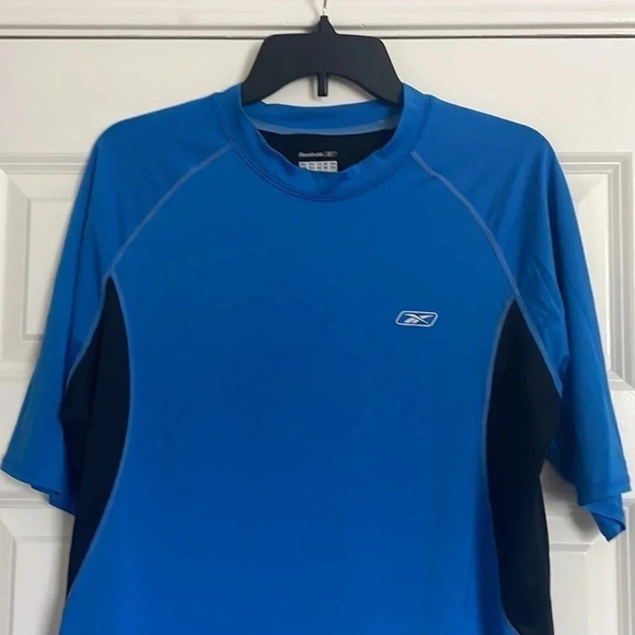 Men’s blue Reebok Play Dry short sleeve size XXL - Picture 3 of 8